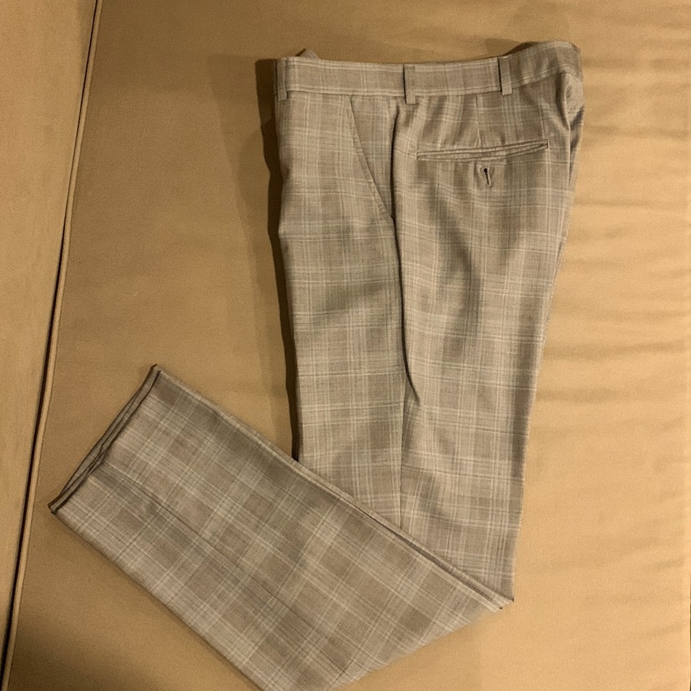 Ben Sherman Slim Fit Wool Pants